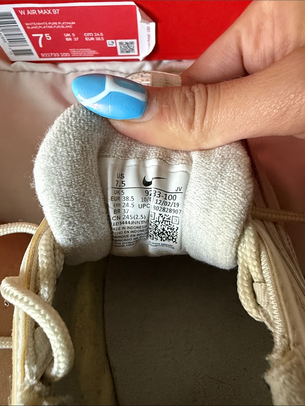 Nike Kids Cream/Tan Low-Top Sneakers